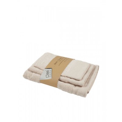 Das Home Σετ Πετσέτες Μπάνιου 3τμχ Best 0833 Taupe Βάρους 450gr/m²