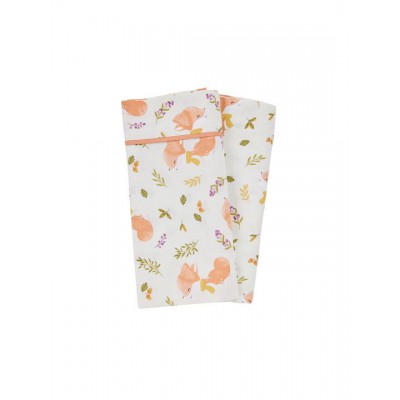 Das Home Σετ Βρεφικά Σεντόνια Λίκνου Βαμβακερά Μπεζ 70x120εκ. 2τμχ