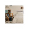 Das Home Σετ Σεντόνια Μονά Βαμβακερά Taupe 170x260cm 3τμχ