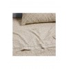 Das Home Σετ Σεντόνια Μονά Βαμβακερά Taupe 170x260cm 3τμχ