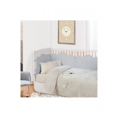Das Home Κουβέρτα Κούνιας 4979 Μπεζ 110x140εκ.