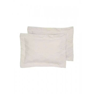 Das Home Happy 0288 Σετ Μαξιλαροθήκες με Φάσα Καπιτονέ Happy White 50x70εκ.