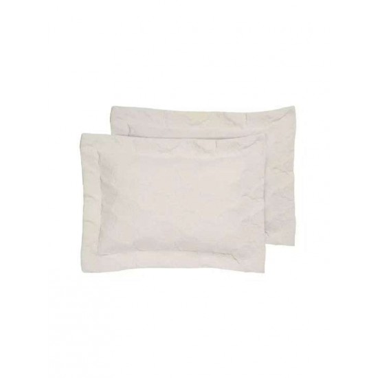Das Home Happy 0288 Σετ Μαξιλαροθήκες με Φάσα Καπιτονέ Happy White 50x70εκ.