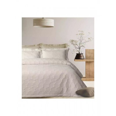 Das Home Happy 0288 Σετ Μαξιλαροθήκες με Φάσα Καπιτονέ Happy White 50x70εκ.