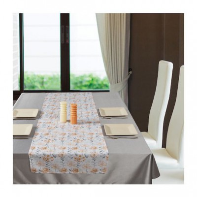 Das Home Τραπεζομάντηλο Σετ 2τμχ 0867 Grey 140x220εκ.