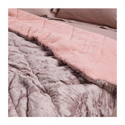 Das Home Κουβερτοπάπλωμα με Γέμιση Hollowfiber Υπέρδιπλο 220x240εκ. 1377 Nude 680 GSM 11.5 togs