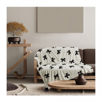 Das Home Κουβέρτα Fleece Καναπέ 130x170εκ. 1382 Beige