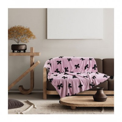 Das Home Κουβέρτα Fleece Καναπέ 130x170εκ. 1381 Lilac