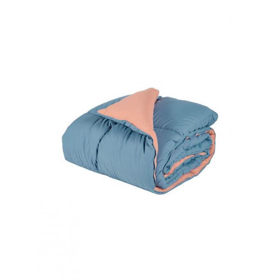 Das Home Πάπλωμα Υπέρδιπλο με Γέμιση Microfiber 220x240εκ. 9642 Πορτοκαλί 550 GSM 10.5 togs