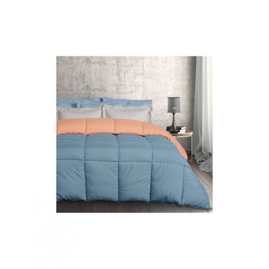 Das Home Πάπλωμα Υπέρδιπλο με Γέμιση Microfiber 220x240εκ. 9642 Πορτοκαλί 550 GSM 10.5 togs