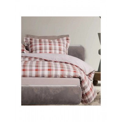 Das Home Happy Σετ Σεντόνια Υπέρδιπλα 240x260εκ. Taupe (4τμχ)