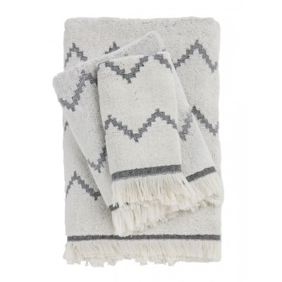 Das Home Σετ Πετσέτες Μπάνιου 3τμχ Best 30x50εκ. Black Βάρους 450gr/m²