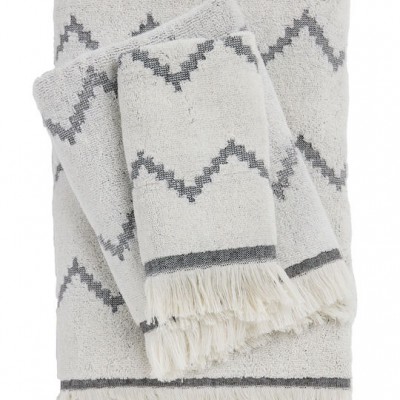 Das Home Σετ Πετσέτες Μπάνιου 3τμχ Best 30x50εκ. Black Βάρους 450gr/m²