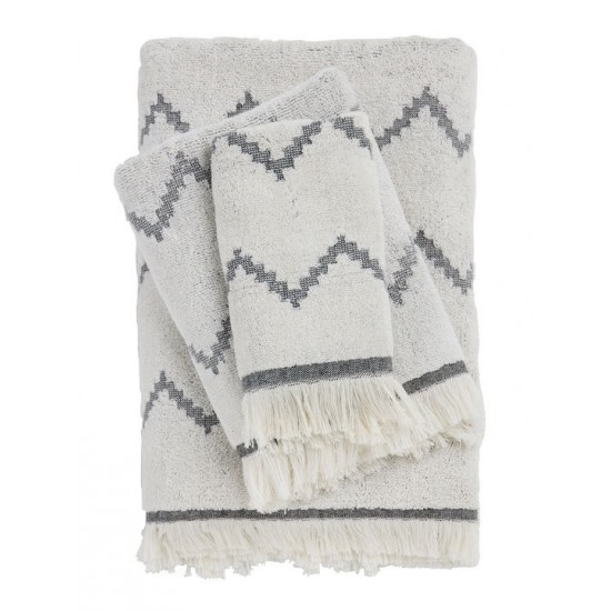 Das Home Σετ Πετσέτες Μπάνιου 3τμχ Best 30x50εκ. Black Βάρους 450gr/m²