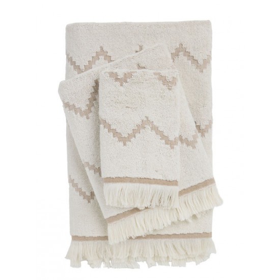 Das Home Σετ Πετσέτες Μπάνιου 3τμχ Best Beige Βάρους 450gr/m²