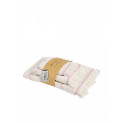 Das Home Σετ Πετσέτες Μπάνιου 3τμχ Best Nude Βάρους 450gr/m²