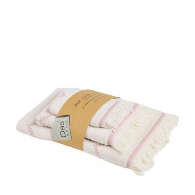 Das Home Σετ Πετσέτες Μπάνιου 3τμχ Best Nude Βάρους 450gr/m²