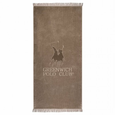 Πετσέτα Θαλάσσης (70x170) Greenwich Polo Club 3625 Grey