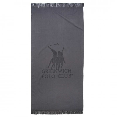 Πετσέτα Θαλάσσης (80x170) Greenwich Polo Club Beach 3783 Anthracite