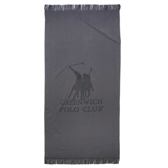 Πετσέτα Θαλάσσης (80x170) Greenwich Polo Club Beach 3783 Anthracite