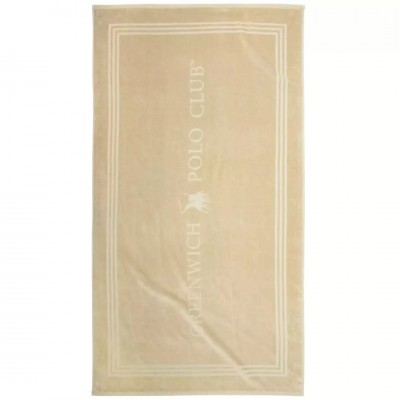 Πετσέτα Θαλάσσης (90x170) Greenwich Polo Club Beach 4062 Ivory