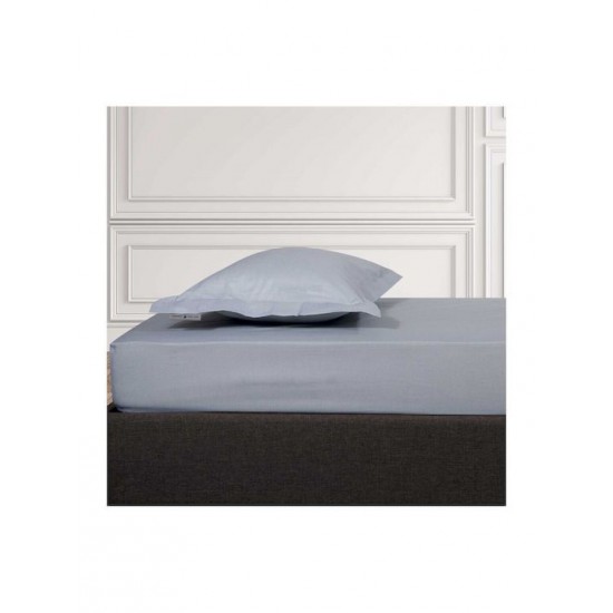 Greenwich Polo Club 2502 Σεντόνι Ημίδιπλο με Λάστιχο 120x200+35εκ. Γκρι