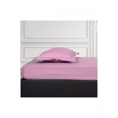 Greenwich Polo Club 2501 Σεντόνι Ημίδιπλο με Λάστιχο 120x200+35εκ. Λευκό