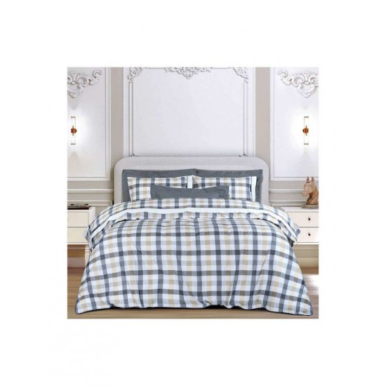 Greenwich Polo Club 2265 Σετ Σεντόνια Υπέρδιπλα 240x260εκ. Beige, Grey (4τμχ)