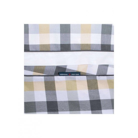 Greenwich Polo Club 2265 Σετ Σεντόνια Υπέρδιπλα 240x260εκ. Beige, Grey (4τμχ)