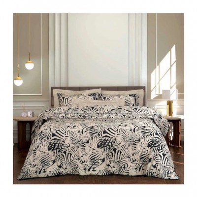 Greenwich Polo Club Essential 2270 Σετ Σεντόνια Υπέρδιπλα 240x260εκ. Black, Taupe (4τμχ)