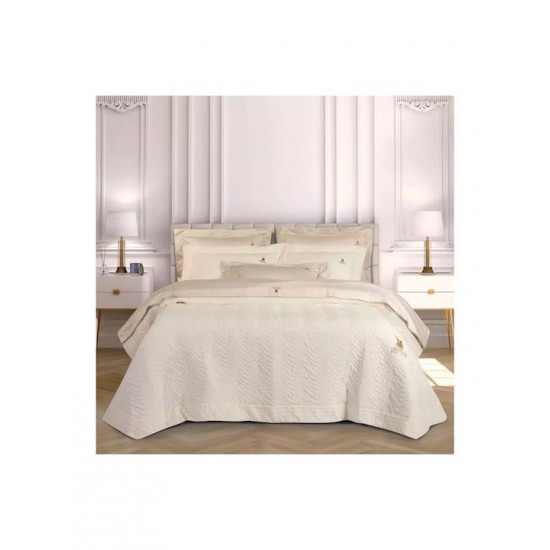 Greenwich Polo Club 2352 Κουβερλί Υπέρδιπλο Microfiber Ecru 240x250cm