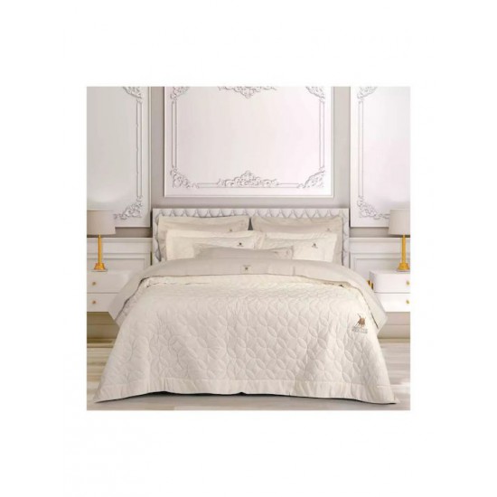Greenwich Polo Club 2358 Κουβερλί Υπέρδιπλο Microfiber Ecru 240x250cm