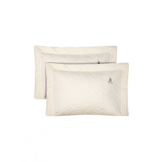 Greenwich Polo Club 2352 Σετ Μαξιλαροθήκες Oxford Ecru 50x70εκ.