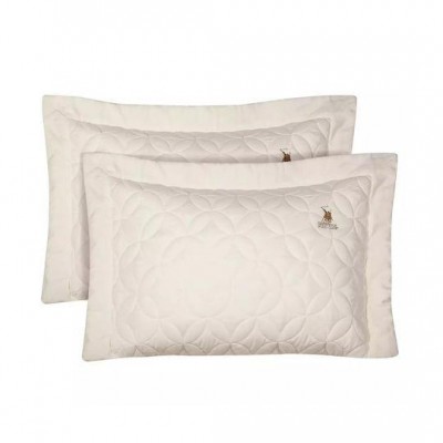 Greenwich Polo Club 2358 Σετ Μαξιλαροθήκες Oxford Ecru 50x70εκ.