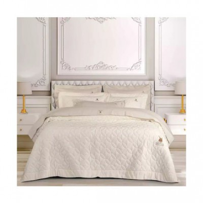 Greenwich Polo Club 2358 Σετ Μαξιλαροθήκες Oxford Ecru 50x70εκ.