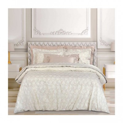 Greenwich Polo Club Essential 2369 Essential 2369 Σετ Σεντόνια Υπέρδιπλα 240x260εκ. Ecru - Taupe (4τμχ)