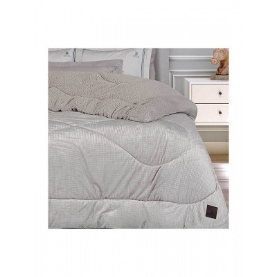 Greenwich Polo Club Κουβερτοπάπλωμα με Γέμιση Hollowfiber Μονό 160x220εκ. Essential 3955 Ice Grey 740Gsm