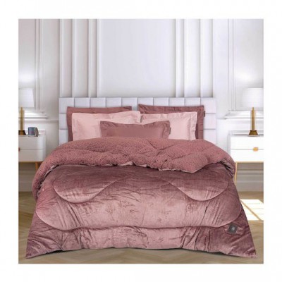 Greenwich Polo Club Κουβερτοπάπλωμα με Γέμιση Hollowfiber Υπέρδιπλο 220x240εκ. Essential 3957 Nude 740Gsm