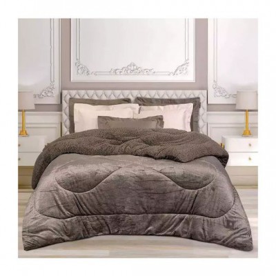 Greenwich Polo Club Κουβερτοπάπλωμα με Γέμιση Hollowfiber Υπέρδιπλο 220x240εκ. Essential 3958 Taupe 740Gsm