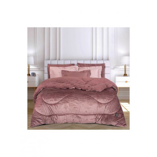 Greenwich Polo Club Κουβερτοπάπλωμα με Γέμιση Hollowfiber Μονό 160x220εκ. Essential 3957 Nude 740Gsm