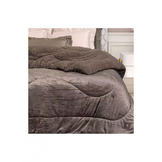Greenwich Polo Club Κουβερτοπάπλωμα με Γέμιση Hollowfiber Υπέρδιπλο 220x240εκ. Essential 3958 Taupe 740Gsm