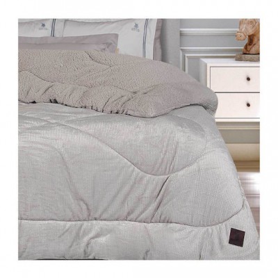 Greenwich Polo Club Κουβερτοπάπλωμα με Γέμιση Hollowfiber Υπέρδιπλο 220x240εκ. Essential 3955 Ice Grey 740Gsm