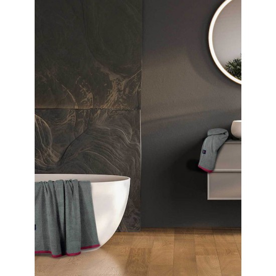 Greenwich Polo Club Σετ Πετσέτες Μπάνιου 3τμχ Cozy 4102 Γκρι Βάρους 480gr/m²