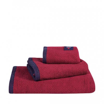 Greenwich Polo Club Σετ Πετσέτες Μπάνιου 3τμχ Bordeaux Βάρους 480gr/m²