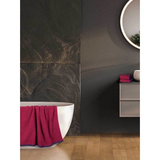 Greenwich Polo Club Σετ Πετσέτες Μπάνιου 3τμχ Bordeaux Βάρους 480gr/m²