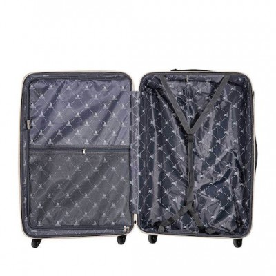 Βαλίτσα Ταξιδίου Καμπίνας Σκληρή Greenwich Polo Club  Pink με 4 Ρόδες Ύψους 55εκ.