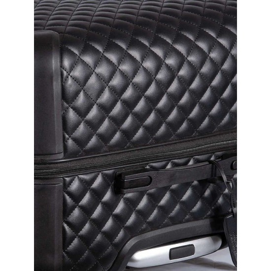 Greenwich Polo Club Μεγάλη Βαλίτσα Ταξιδίου Σκληρή Black με 4 Ρόδες Ύψους 75εκ.