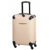 Greenwich Polo Club Μεσαία Βαλίτσα Ταξιδίου Σκληρή Ivory με 4 Ρόδες Ύψους 65εκ.