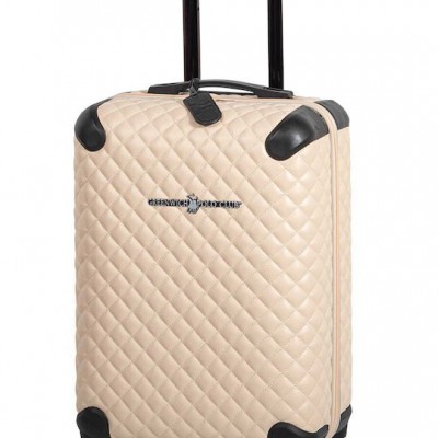 Greenwich Polo Club Μεσαία Βαλίτσα Ταξιδίου Σκληρή Ivory με 4 Ρόδες Ύψους 65εκ.