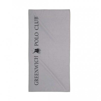 Greenwich Polo Club Πετσέτα Γυμναστηρίου με Μικροΐνες Γκρι 45x90cm